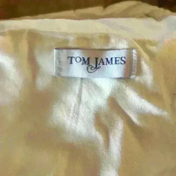 Royal Classics Tom James Premium Beige Men's Custom Pants, size 34 - Picture 3 of 5